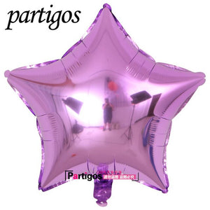 10pcs 18inch Star Balloons Birthday Wedding Party 1st baby shower Decoration