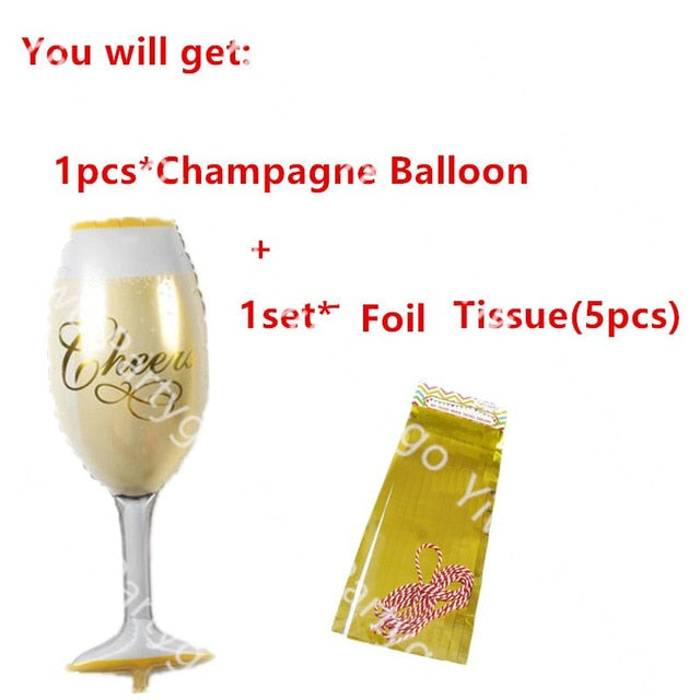 New Arrival Rose Gold Party 18th 21st 30th Birthday Balloon