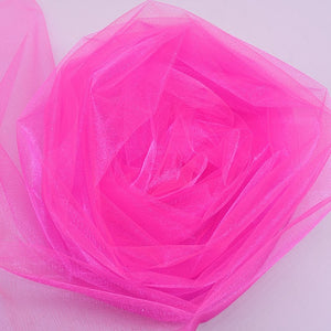 10M*48CM Tulle Roll Crystal Fabric Organza Tulle Roll Spool