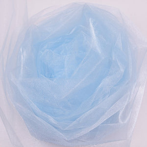 10M*48CM Tulle Roll Crystal Fabric Organza Tulle Roll Spool