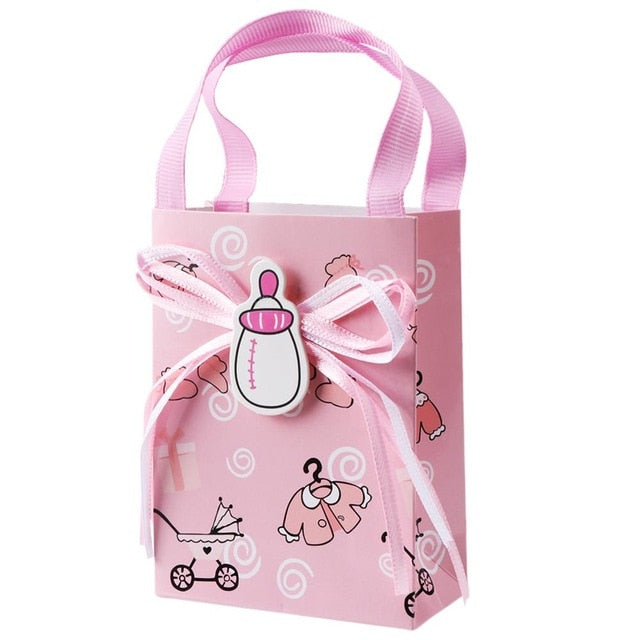 12pcs Baby Shower Party Favor Nipple Candy Paper Gifts